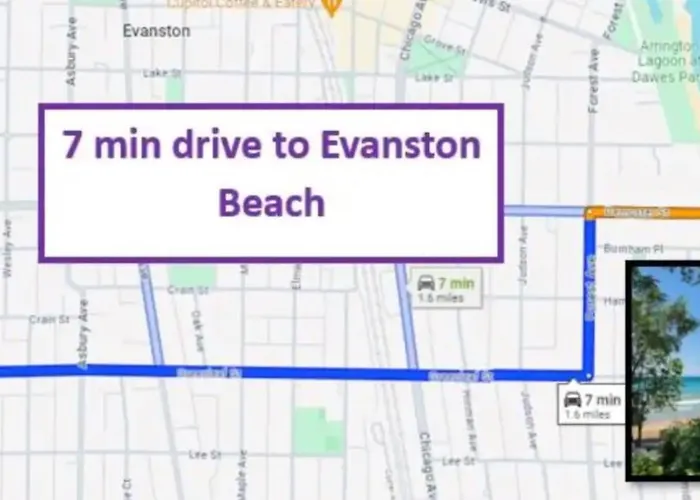 Gl- Great Location, Free Parking, Spacious, Private Office & Family Friendly Evanston